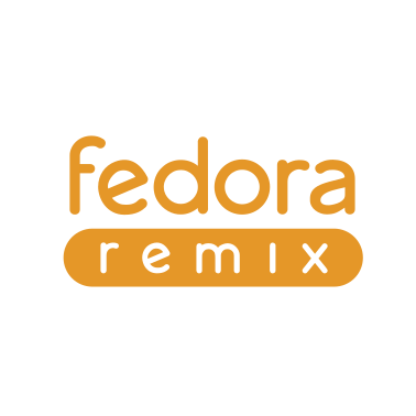 Fedora Remix Logo - Orange